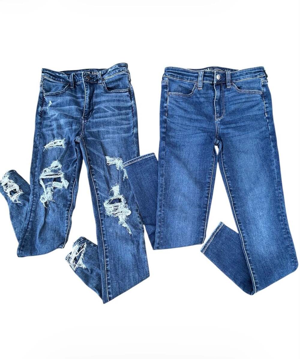 American Eagle Women's Size 6 Lot of 2 High-Rise Skinny Jeans